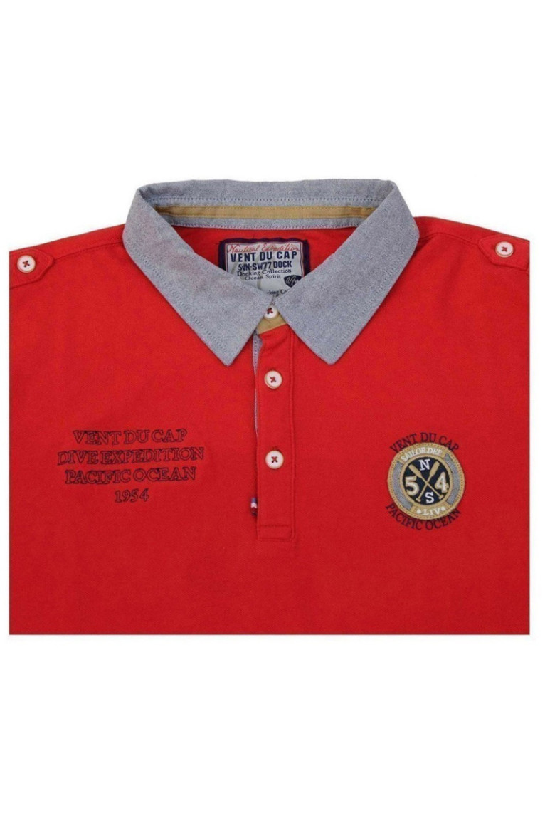 Polo Ml - VENT DU CAP - Cedice/Zi - Rouge