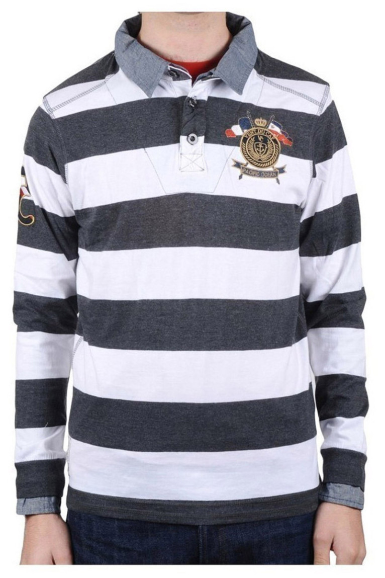Polo Ml - VENT DU CAP - Crasty/Df - Blanc/Gris