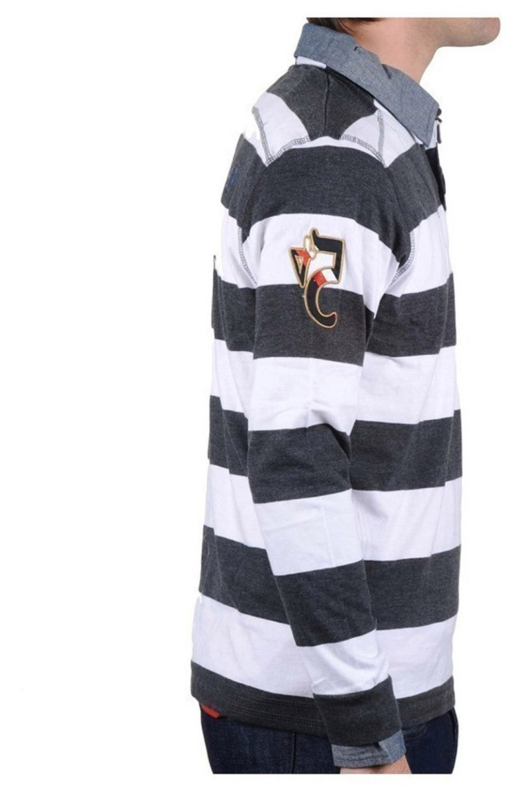 Polo Ml - VENT DU CAP - Crasty/Df - Blanc/Gris