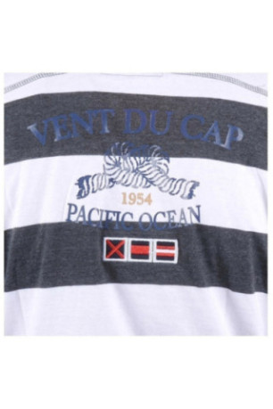 Polo Ml - VENT DU CAP - Crasty/Df - Blanc/Gris