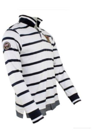 Polo Ml - VENT DU CAP - Craor/Df - Blanc/Marine