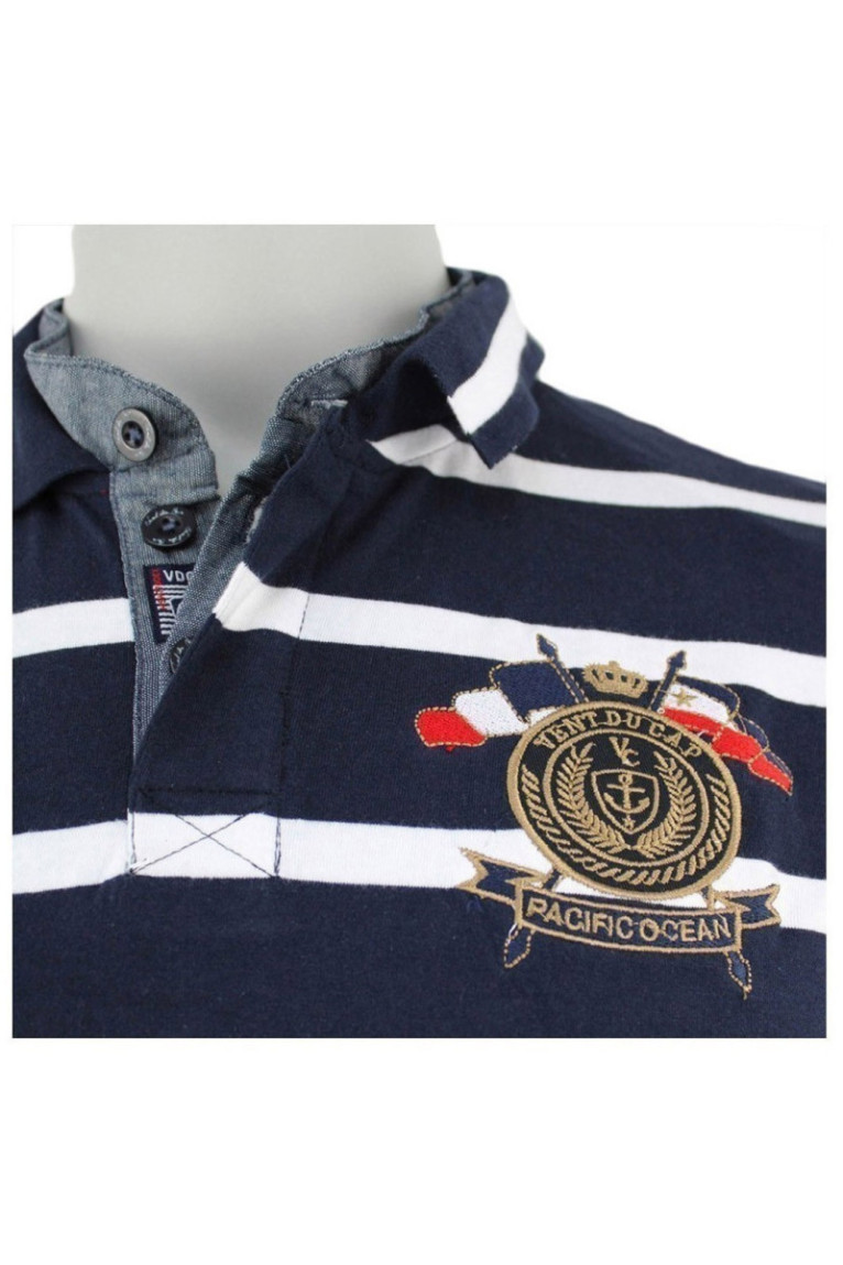 Polo Ml - VENT DU CAP - Craor/Df - Marine/Blanc