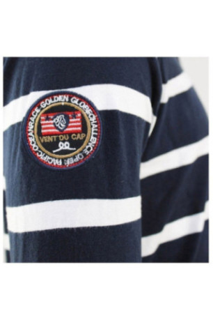 Polo Ml - VENT DU CAP - Craor/Df - Marine/Blanc