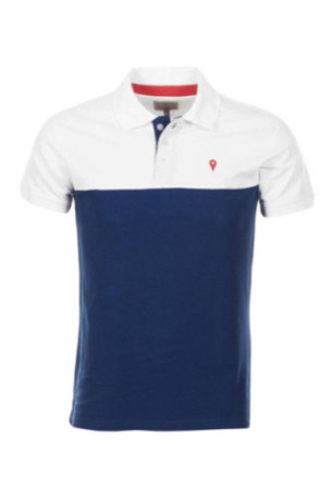 Polo - DEGRE CELSIUS - Caloste/Pf - Blanc/Marine