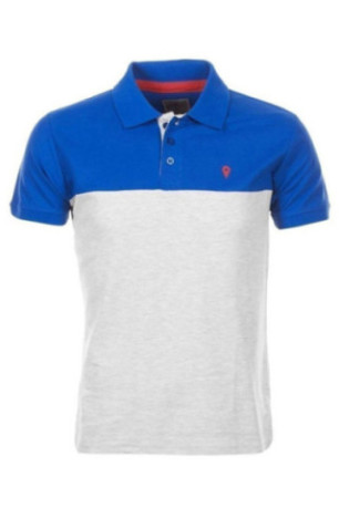 Polo Mc - DEGRE CELSIUS - Caloste/Pf - Bleu Fluo/Gris Clair