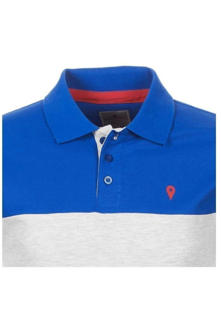 Polo Mc - DEGRE CELSIUS - Caloste/Pf - Bleu Fluo/Gris Clair