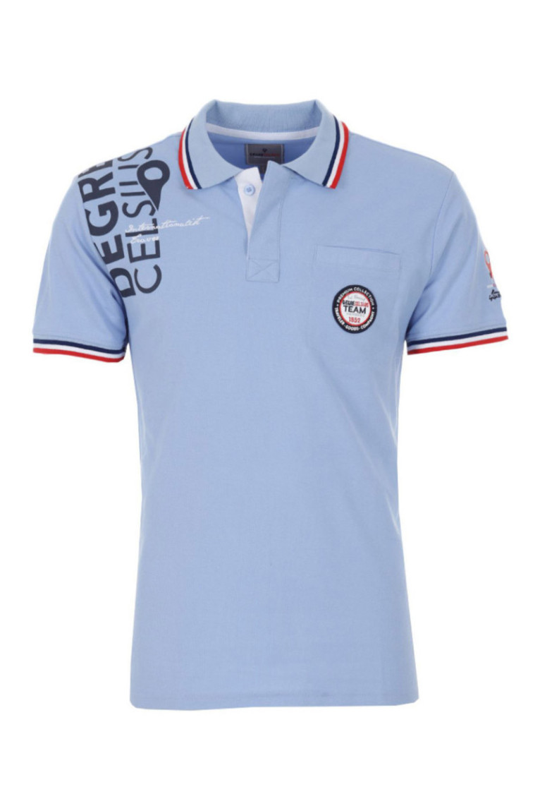 Polo - DEGRE CELSIUS - Calor/Pf - Bleu Ciel