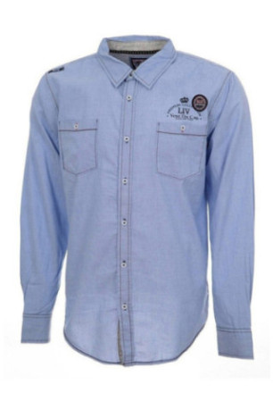 Chemise Ml - VENT DU CAP - Clouds/Do - Bleu Ciel