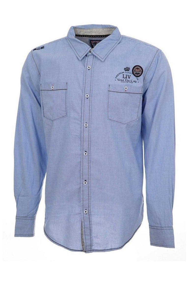 Chemise Ml - VENT DU CAP - Clouds/Do - Bleu Ciel
