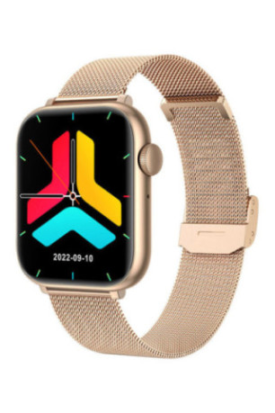 Montre connectée - Édition Gamma 2024 - avec bracelet milanais - Or