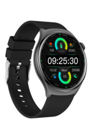 Montre connectée AMOLED - Édition Amnésia - (avec bracelet silicone) coleur Noir