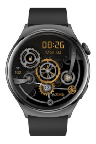 Montre connectée AMOLED - Édition Amnésia - (avec bracelet silicone) coleur Noir