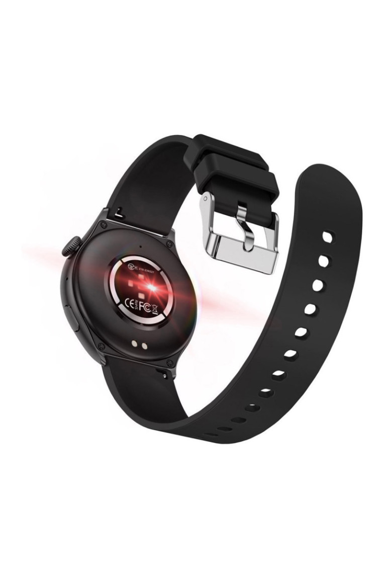 Montre connectée AMOLED - Édition Amnésia - (avec bracelet silicone) coleur Noir