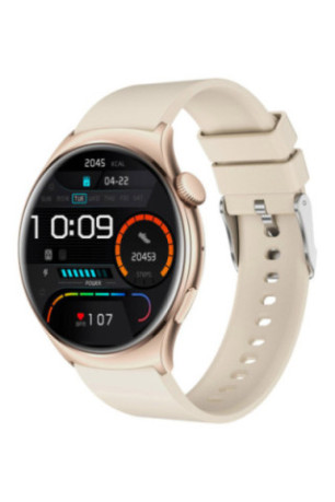 Montre connectée AMOLED - Édition Amnésia - (avec bracelet silicone) coleur Beige