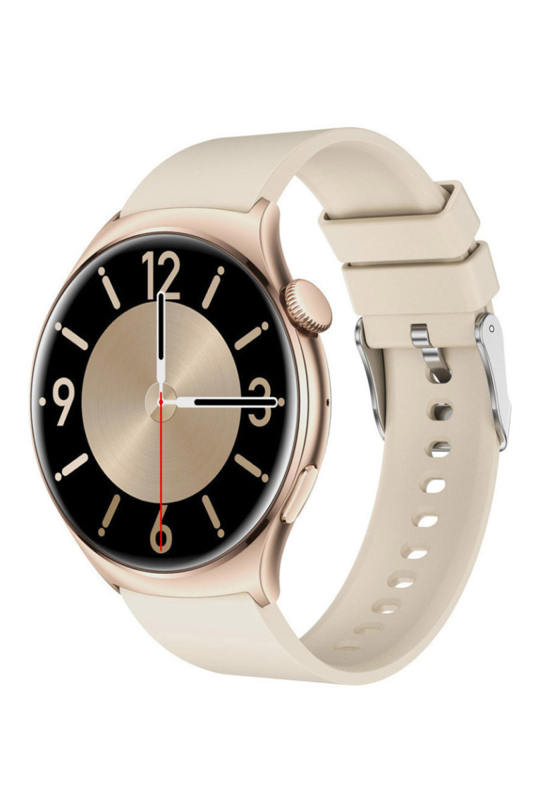 Montre connectée AMOLED - Édition Amnésia - (avec bracelet silicone) coleur Beige