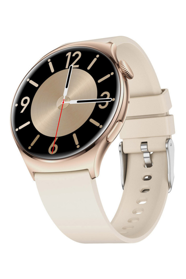 Montre connectée AMOLED - Édition Amnésia - (avec bracelet silicone) coleur Beige