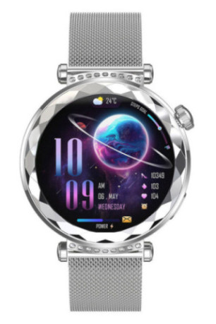 Montre connectée AMOLED- Edition Zénith Argent - Argent
