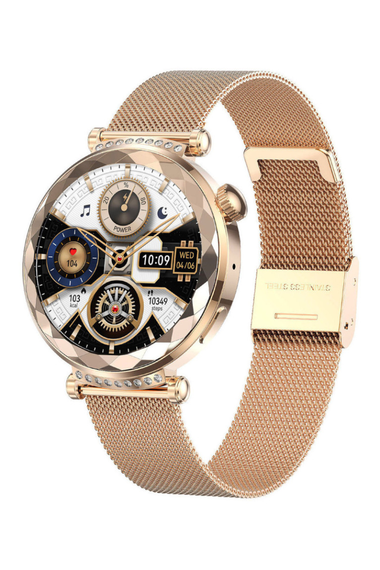 Montre connectée AMOLED- Edition Zénith Argent - Or