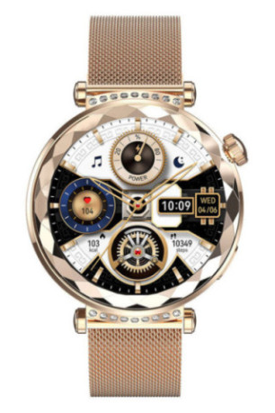 Montre connectée AMOLED- Edition Zénith Argent - Or