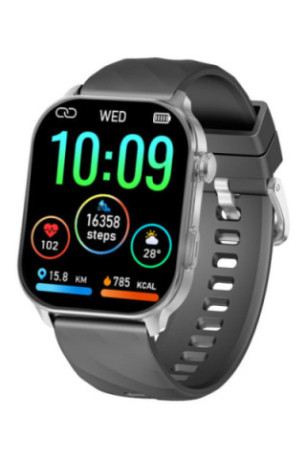 Montre connectée GPS - VIVA-PRO - Bracelet silicone - Noir