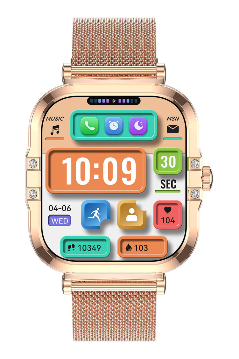 Montre connectée AMOLED - Edition Véga - Or