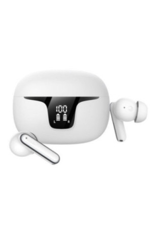 Ecouteurs sans fil (TWS) Bluetooth 5.3 affichage LED - Édition ECLIPSE - blanc