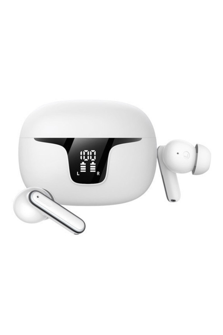 Ecouteurs sans fil (TWS) Bluetooth 5.3 affichage LED - Édition ECLIPSE - blanc