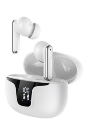 Ecouteurs sans fil (TWS) Bluetooth 5.3 affichage LED - Édition ECLIPSE - blanc