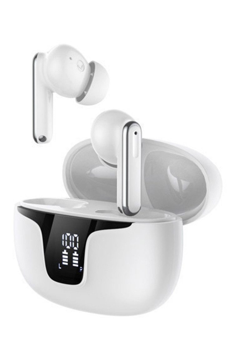 Ecouteurs sans fil (TWS) Bluetooth 5.3 affichage LED - Édition ECLIPSE - blanc