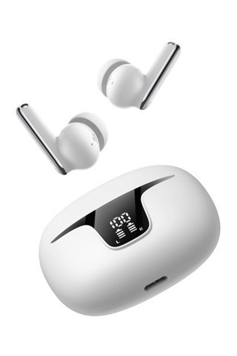 Ecouteurs sans fil (TWS) Bluetooth 5.3 affichage LED - Édition ECLIPSE - blanc