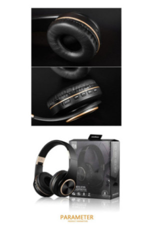 Casque stéréo Bluetooth V5.0 - Édition STUDIO - Noir