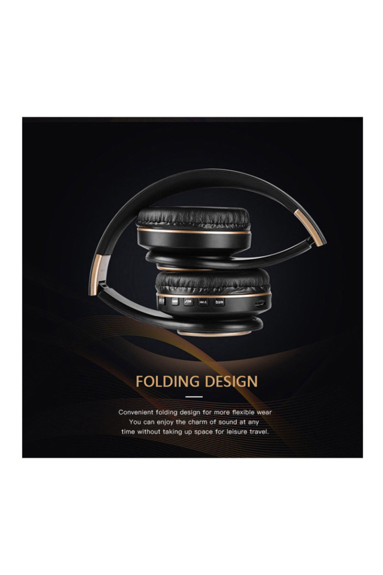 Casque stéréo Bluetooth V5.0 - Édition STUDIO - Noir