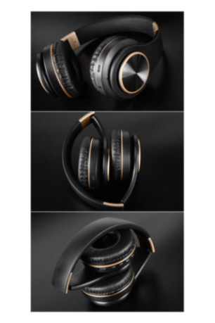 Casque stéréo Bluetooth V5.0 - Édition STUDIO - Noir