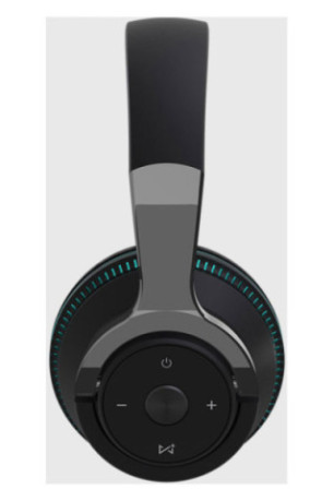 Casque Bluetooth 5.0 stéréo ergonomique - Édition Miami 2024 - Noir
