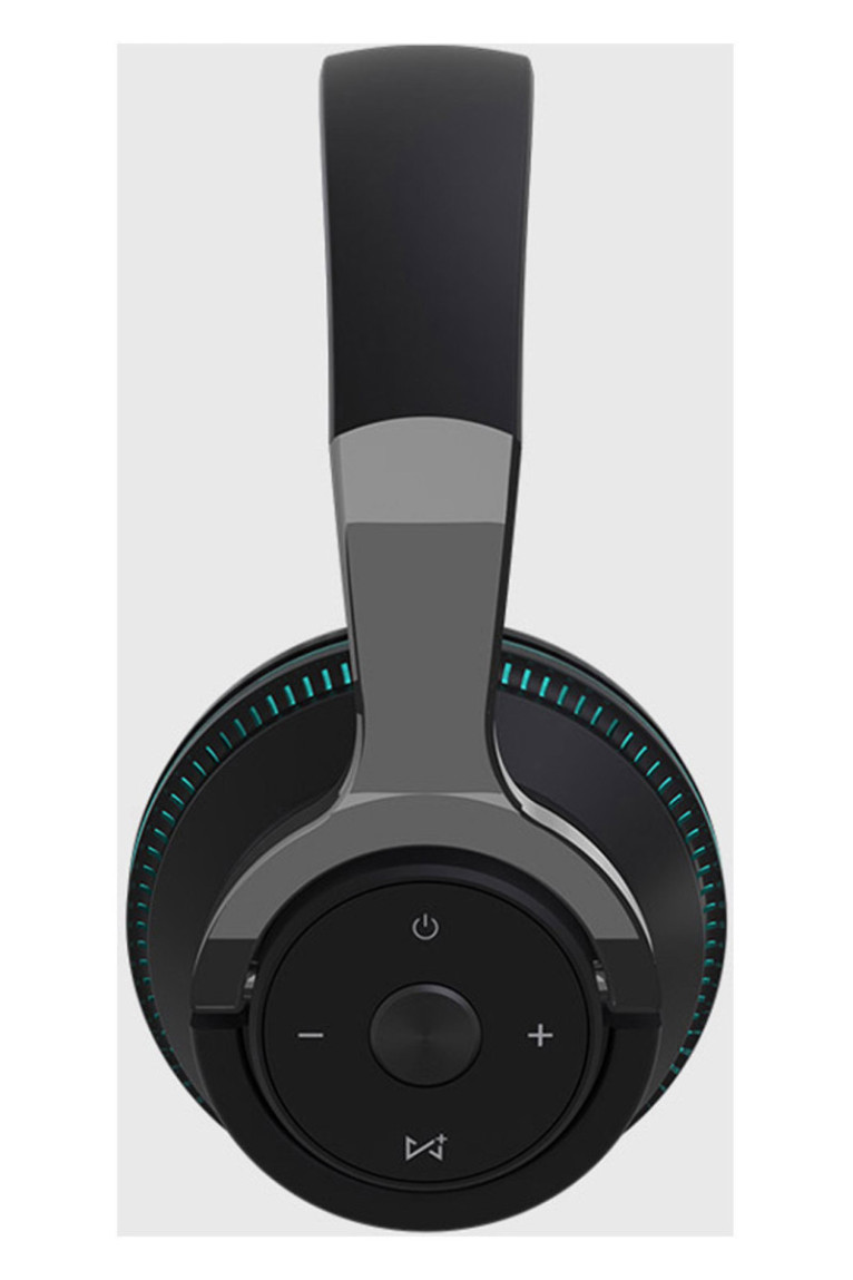 Casque Bluetooth 5.0 stéréo ergonomique - Édition Miami 2024 - Noir