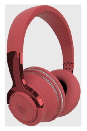 Casque Bluetooth 5.0 stéréo ergonomique - Édition Miami 2024 - Rouge