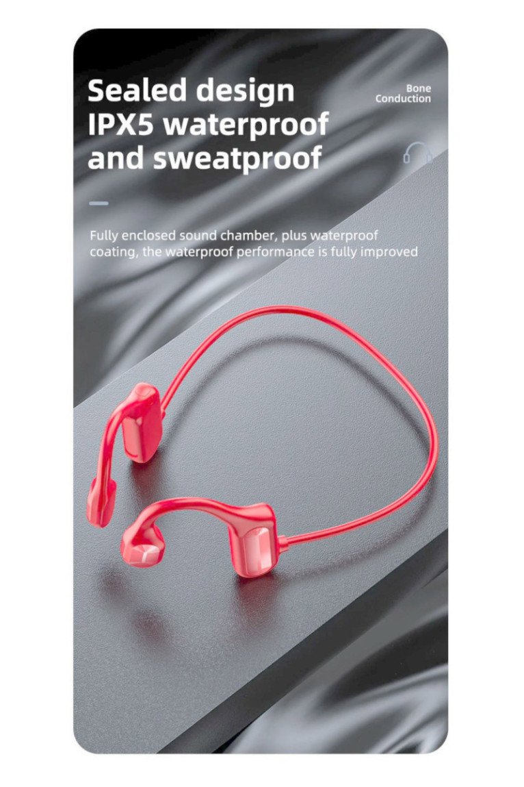 Casque audio Bluetooth 5.2 - Édition ALPINE - Rouge