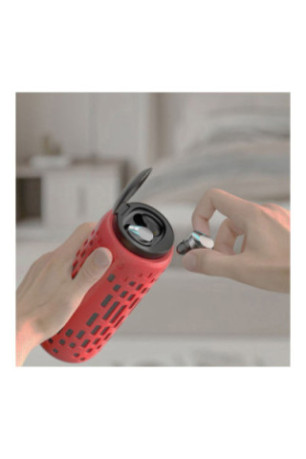 Enceinte Bluetooth 2en1 TWS 15W lumineuse - Édition MixParty - Rouge