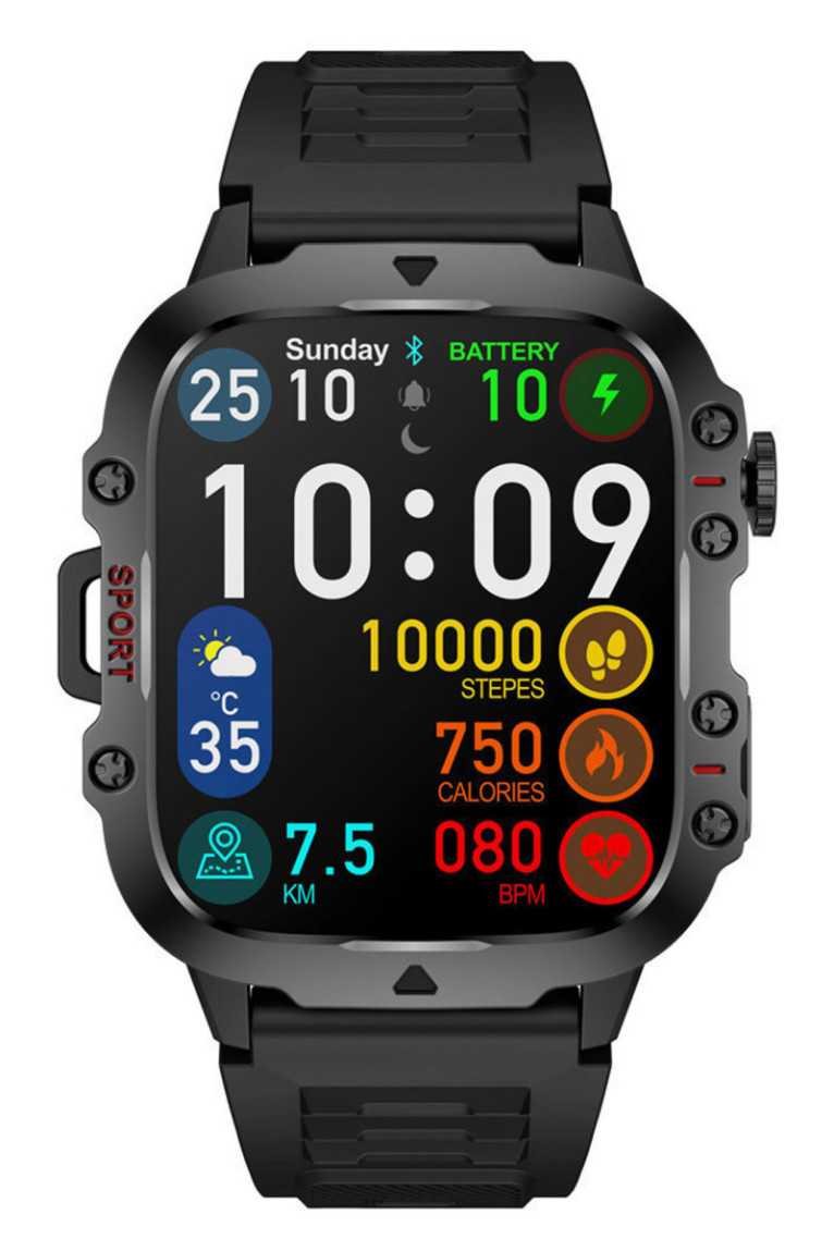 Montre connectée - NASA SPORT - Noir