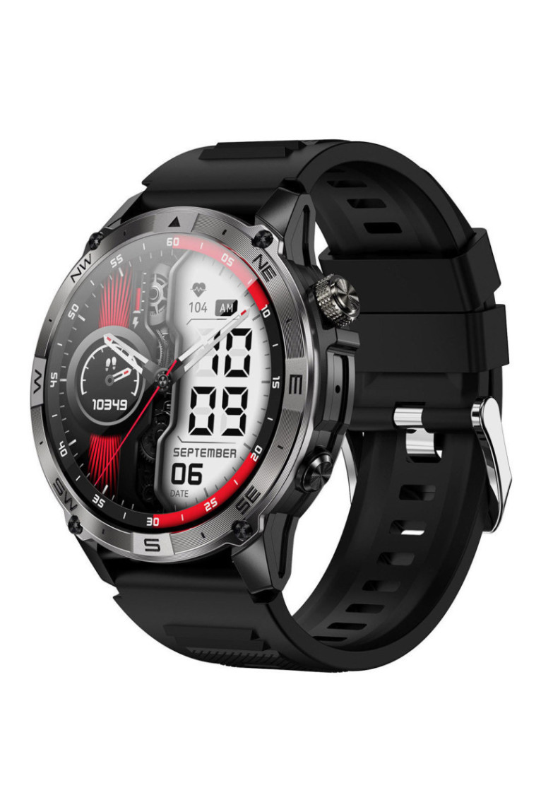 Montre connectée - AMOLED NASA GPS Édition Ultra Pro - Noir