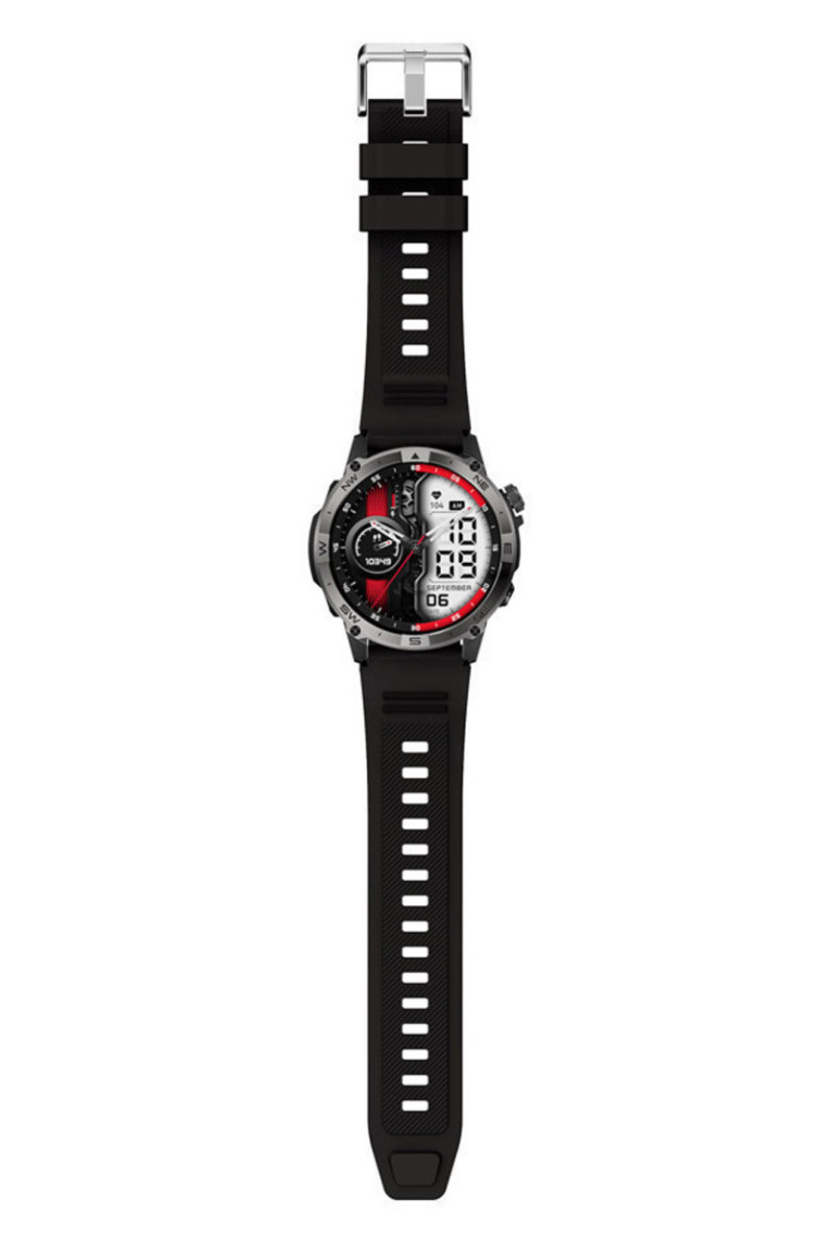 Montre connectée - AMOLED NASA GPS Édition Ultra Pro - Noir