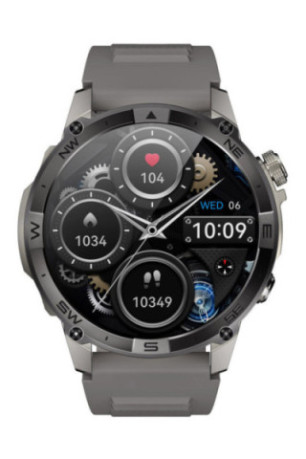 Montre connectée - AMOLED NASA GPS Édition Ultra Pro - Gris