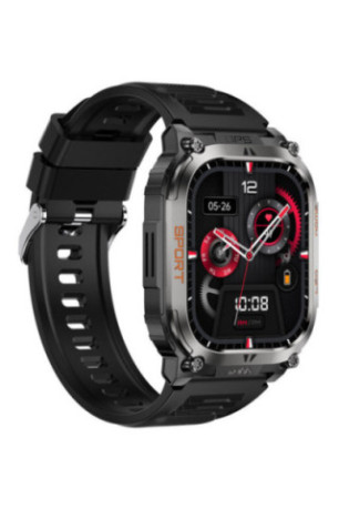 Montre connectée AMOLED NASA GPS - Édition Daytona - Noir