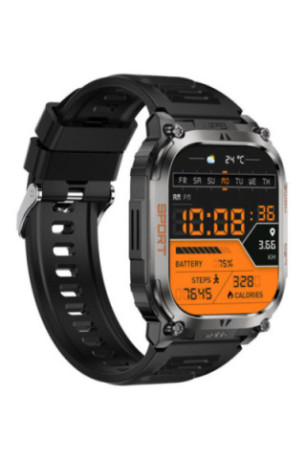 Montre connectée AMOLED NASA GPS - Édition Daytona - Noir