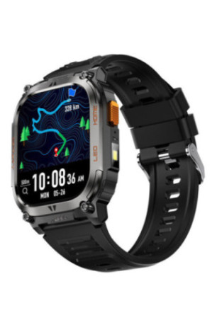 Montre connectée AMOLED NASA GPS - Édition Daytona - Noir