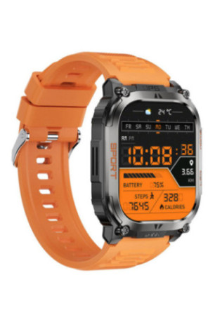 Montre connectée AMOLED NASA GPS - Édition Daytona - Orange