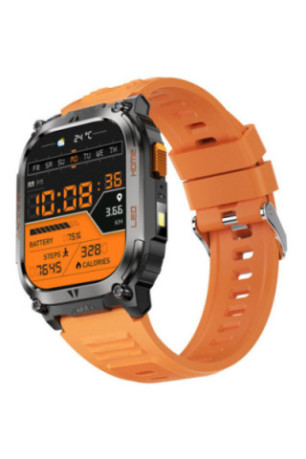 Montre connectée AMOLED NASA GPS - Édition Daytona - Orange
