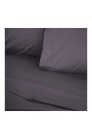 Drap-housse renforcé - 160x200+30cm - Gris foncé