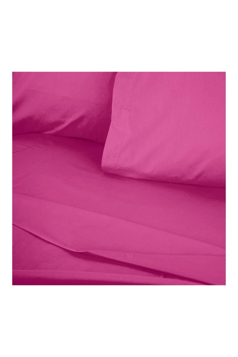 Drap-housse renforcé - 180x200+30cm - Rose poudré