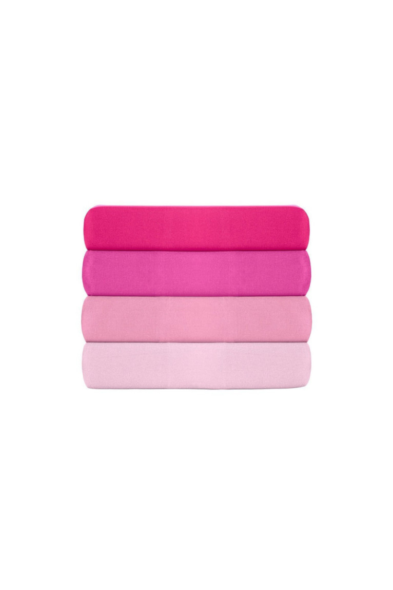 Drap-housse renforcé - 180x200+30cm - Rose poudré
